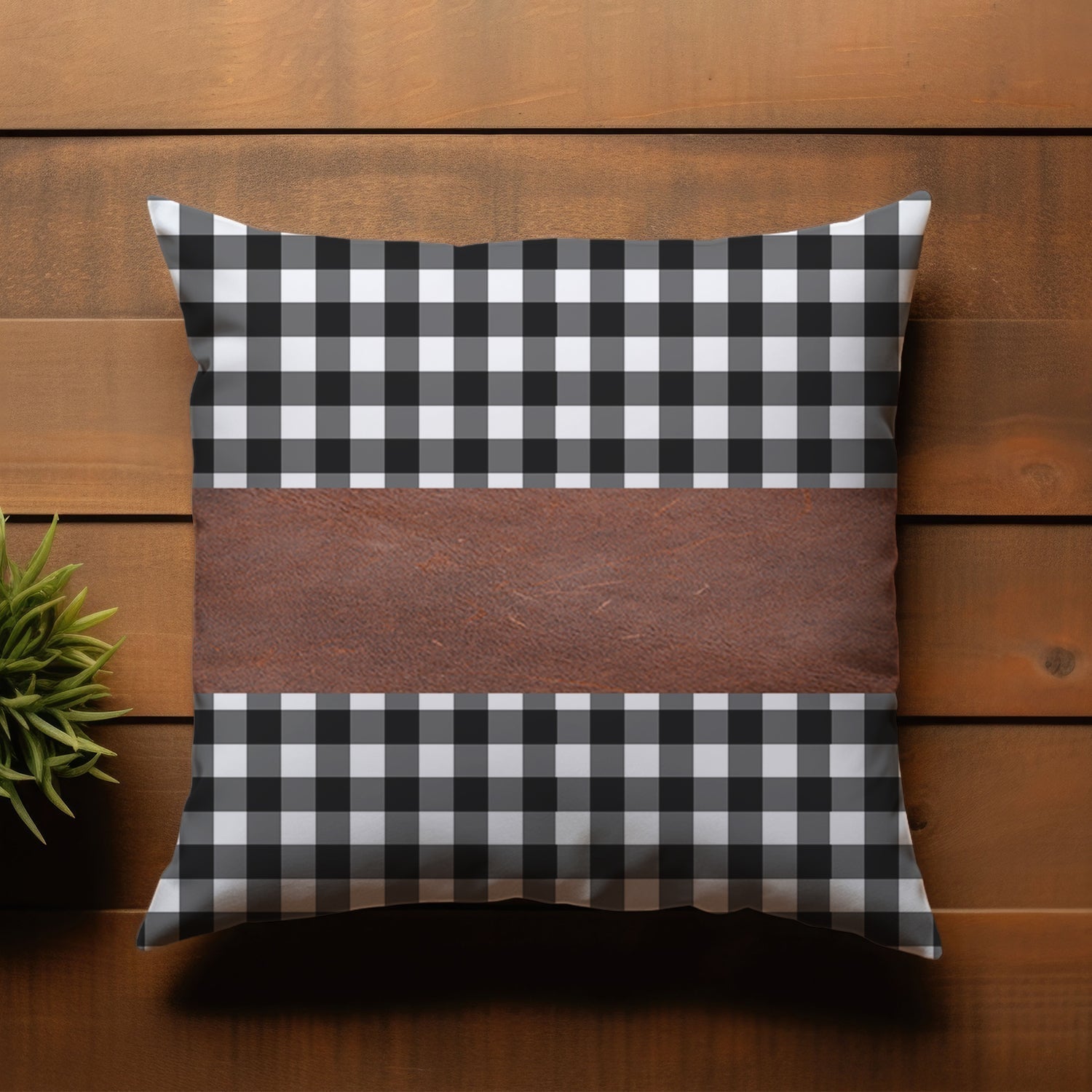 Pillow Covers, Leather & Cotton Cushion Covers (17 × 17 Inch / 1 Pair / 2 Pc) Pillow Covers, Leather & Cotton Cushion Covers (17 × 17 Inch / 1 Pair / 2 Pc)